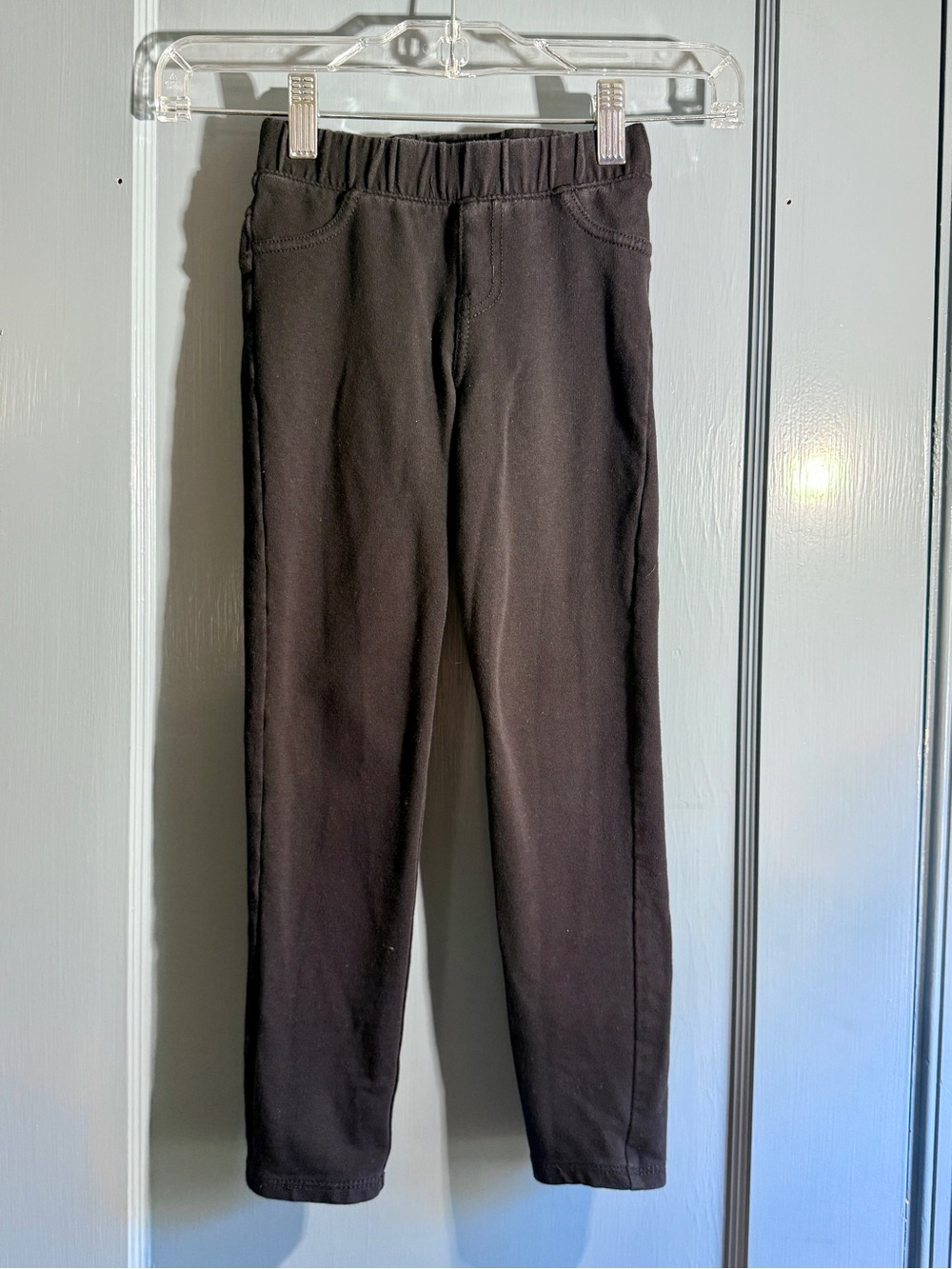 Cat & Jack Black Kids Knit Leggings